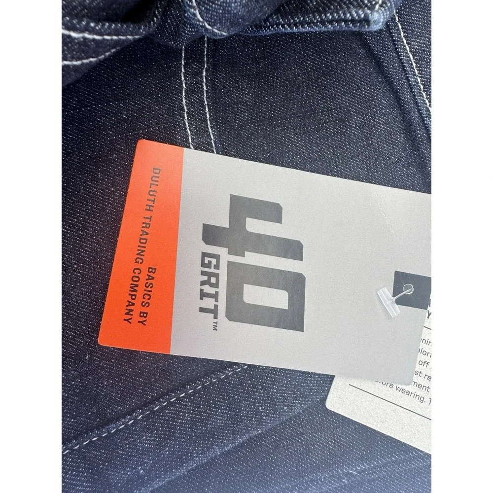 Duluth Trading Mens 40 Grit Flex Relaxed Fit Jeans Blue denim Size 32x34 NWT